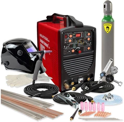 Spawarka Welder Fantasy Spawarka Mini Jet Tig 200 Ac Dc Igbt Zestaw Pakiet Akcesoriów 3