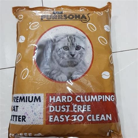 Pasir Gumpal Purrsona Cat Litter Pasir Kucing Gumpal Wangi Liter