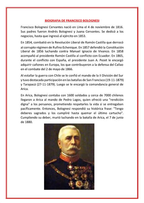 Pdf Biografia De Francisco Bolognesi Compress Biografia De Francisco