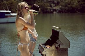 Clara Rosager And Miel Pose Together Fully Naked On The Rocks For Playboy Plus Aznude