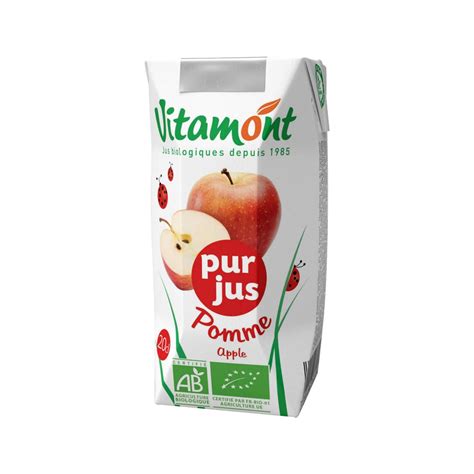 Vitamont Jus De Pomme Pur 200 Ml Commander En Ligne