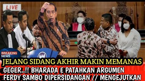 Debat Panas Hingga Berujung Baku Hantam Dalam Persidangan Ferdy Sambo