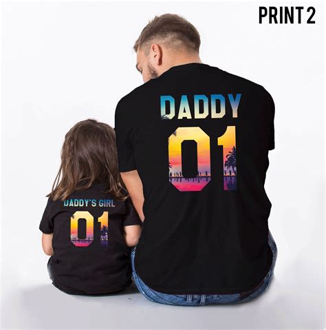 Father Baby Shirts Daddy 01 Daddys Girl 01 Shirts Father Etsy