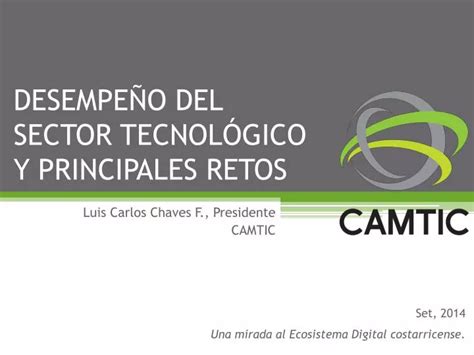 Ppt Desempe O Del Sector Tecnol Gico Y Principales Retos Powerpoint