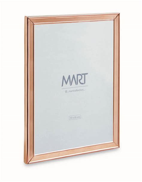 Porta Retrato Rose Gold Em Metal X Mart Na Lojas Cerentini