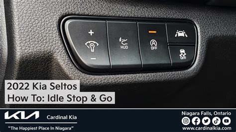 2022 Kia Seltos How To Use Your Idle Stop And Go Youtube