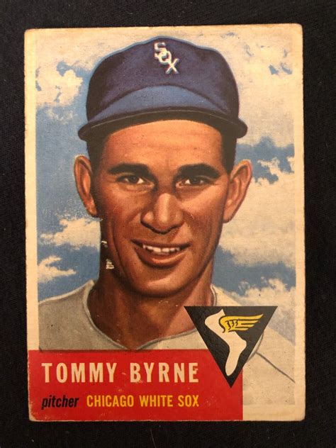 Topps Baseball Card Tommy Byrne Bv Vg Range Cf Ebay