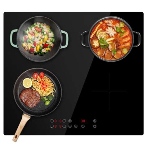 W Built In Touch Control Electric Induction Ceramic Hob Zone