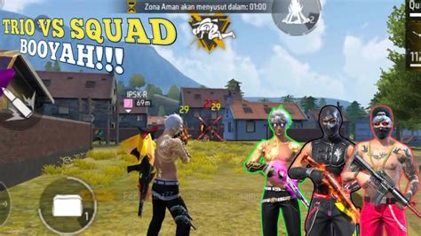 MABAR TRIO VS SQUAD BOOYAHH YouTube