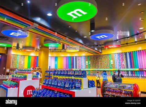 The Mandm World Store In Las Vegas Strip Stock Photo Alamy