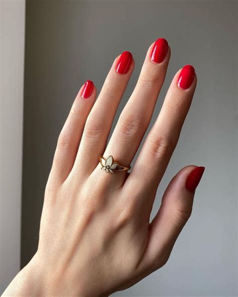 Cute Nail Colors To Inspire You Soft Pink Nails Bright Red