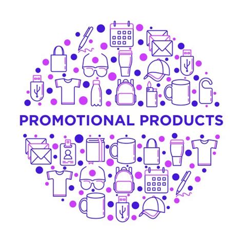 Show colorful ribbon promotional products design Vector Image