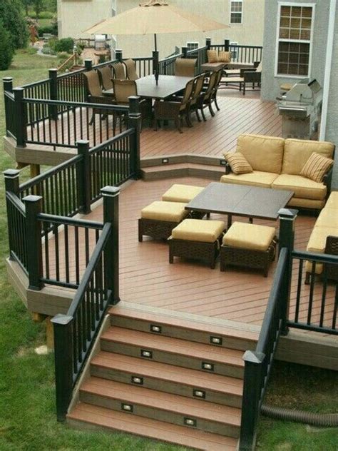 Backyard Multi Level Deck Ideas Aurea Dodd