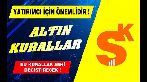 Yatirimci N Altin Kurallar Youtube