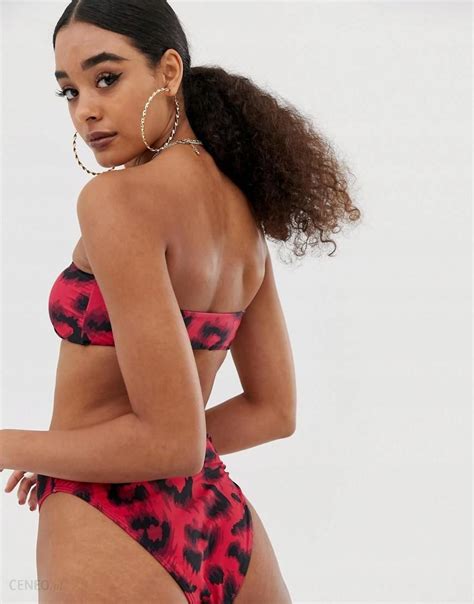 Bikini Print 30F XXC M Missguided Top Od Ceny I Opinie Ceneo Pl