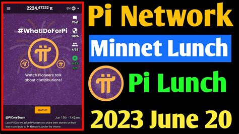 Pi Network Mainnet Lunch Pi Minnet Strat June 28 Pi Network Lunch