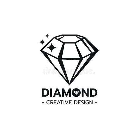 Icono Del Logotipo De Joyería De Diamantes Hermosa Ilustración De