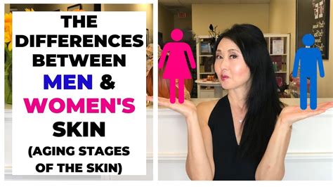 Men Vs Women Skin Differences In Aging Youtube