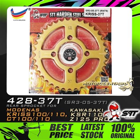 Gegancu Belakang Stt Harden Steel Rear Sprocket Sr T T