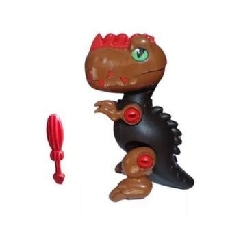 Boneco Rex Dinossauro Educativo Monta E Desmonta Samba Toys Bonecos