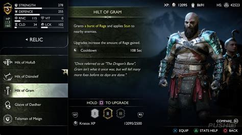 God Of War Ragnarok All Relics And Sword Hilts Locations And Upgrades