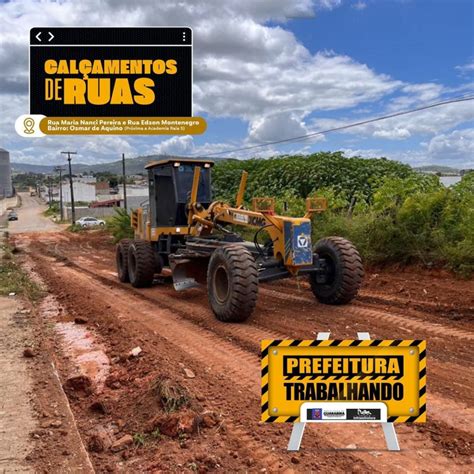 Prefeitura Inicia Obras De Pavimenta O De Ruas No S O Jos E