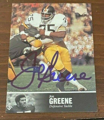 Joe Greene Autographed Memorabilia | Signed Photo, Jersey, Collectibles ...