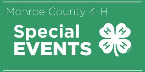 Cornell Cooperative Extension 4 H Special Events