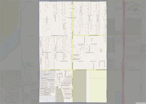 Map Of Citrus Park CDP Arizona