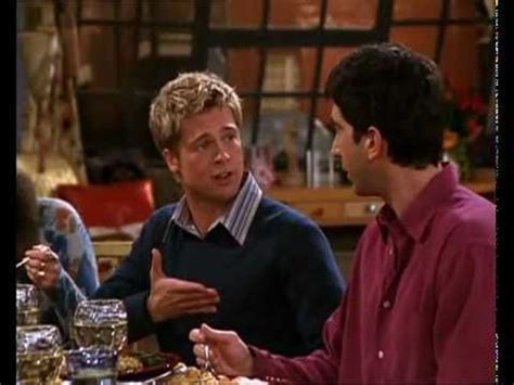 "Friends" Thanksgiving episode guest starring Brad Pitt :) YAAAMMMMMS ...