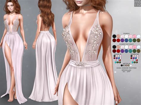 Second Life Marketplace Mossu Elena Dress Demo