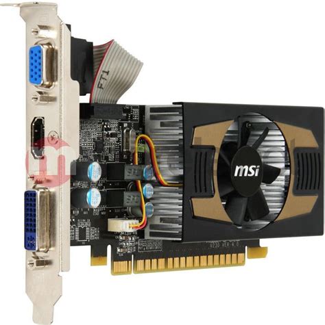 MSI GeForce GT 430 1GB DDR3 64 Bit HDMI DVI D SUB N430GT MD1GD3