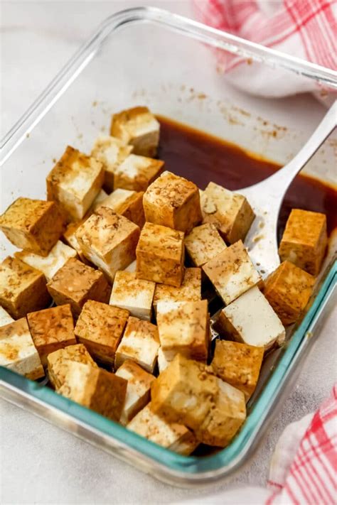 Quick And Easy Marinated Tofu The Hidden Veggies