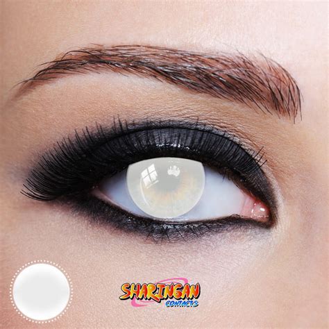 Byakugan Bianco Puro Naruto Lenti A Contatto - Sharingan Contacts ...