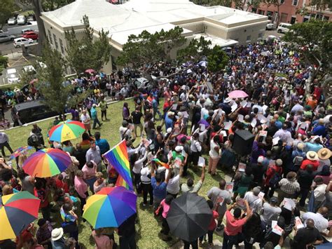 Same Sex Rallies Draw Thousands The Royal Gazette Bermuda News