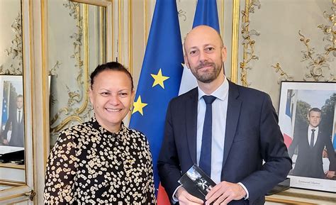 Christelle Lehartel Rencontre Le Ministre De La Transformation Et De La