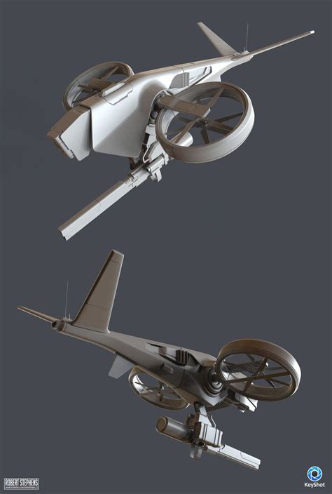 ArtStation - Combat Drone, Robert Stephens | Drones concept, Drone ...