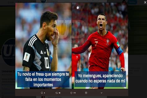 Las Redes Sociales No Perdonan El Penal Fallido De Messi Así Se Lo Reclaman Y Cristiano Ronaldo