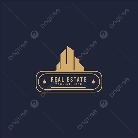 Logo Real Estates Vector Design Images Minimalist Real Estate Logo