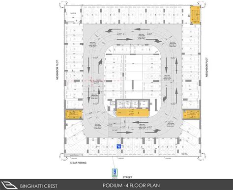 Detalles Del Plano De Planta De Binghatti Crest En Jvc Dubai