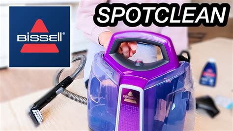 How To Use Bissell Spotclean Portable Spotcleaner Unboxing Assemble