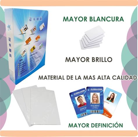 Hoja De Pvc Credencial Tama O A Carta Para Laminaci N Env O Gratis