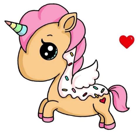 Dibujos Kawaii de unicornios paso paso - Fotos de amor & Imagenes de amor