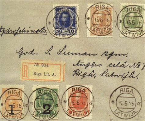 Почтовые марки-деньги в 1915 году