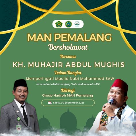 MAN Pemalang Bersholawat Memperingati Maulid Nabi Muhammad SAW Sebagai