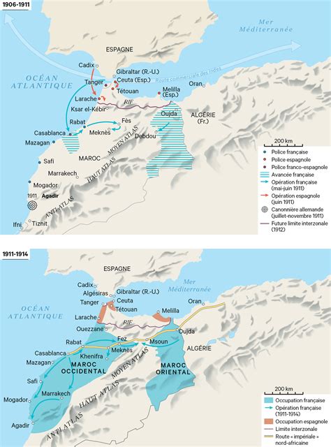 Carte : Le partage du Maroc (1911-1912) | lhistoire.fr