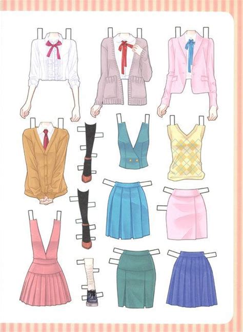 Pin By Sharon Du Toit On Paper Dolls Clothing Boneka Kertas Model