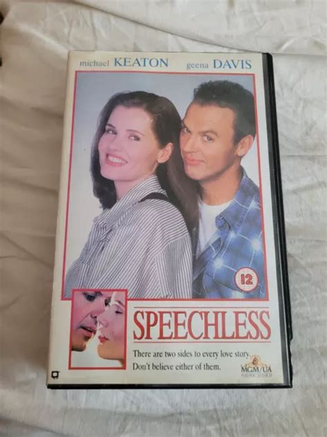 SPEECHLESS MGM UA BIG Box Ex Rental VHS 1995 0 99 PicClick UK