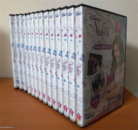 Violetta 14 Dvds Primeira Temporada Parte 1 Completa Custóias Leça