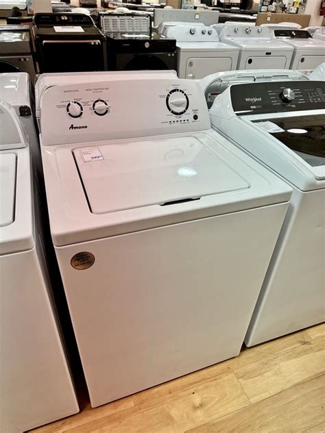 Amana 3 5 Cu Ft Top Load Washer With Dual Action Agitator White All In Stock Today